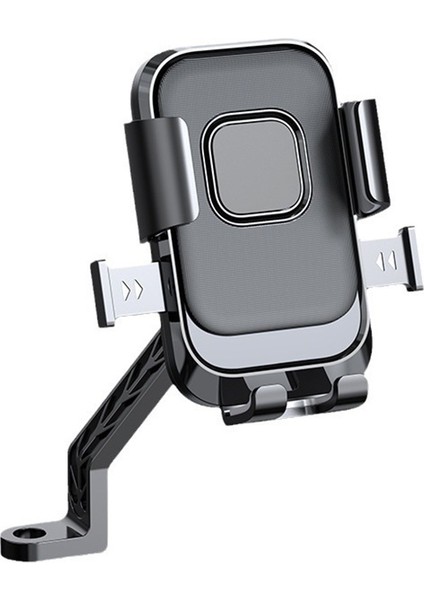 Motosiklet Dikiz Aynası Cep Telefonu Tutucu Açık Hava Sürüşü Darbeye Dayanıklı Bisiklet Navigasyon Tutucu (Yurt Dışından)