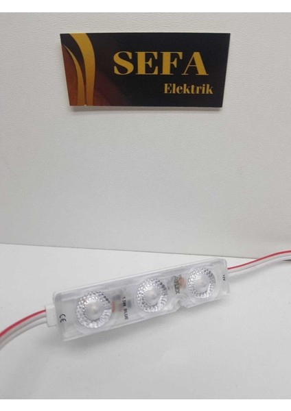 12V Mavi LED Mercek Modül 1,5W 10'lu Paket modelleri