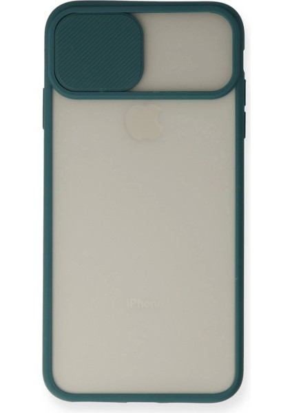 iPhone x Kılıf Palm Buzlu Kamera Sürgülü Silikon - Yeşil fiyatları