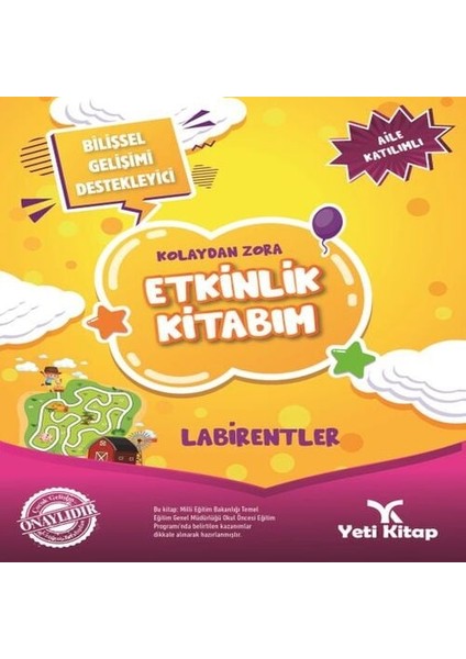 Kolaydan Zora Etkinlik Kitabım - Labirentler