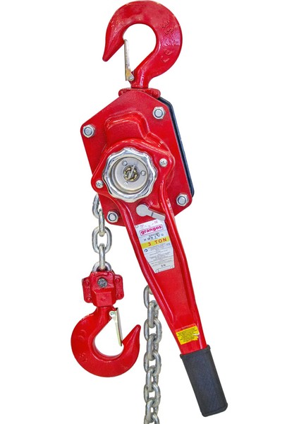 GRANGOS GRH3 3 Ton 3 Metre El Zincirli Hubzug (G80 Zincirli – Endüstriyel Tip)