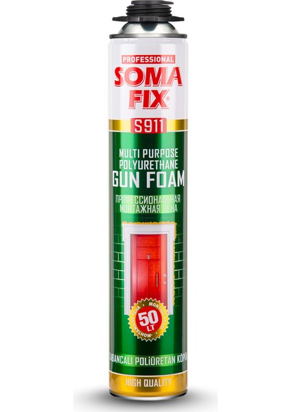 Somafıx S911 Tabancalı Poliüretan Köpük 750 ml 845 gr