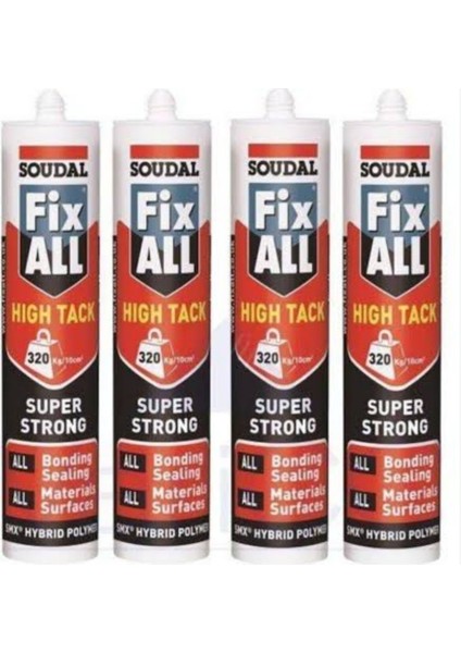 Fixall High Tack Montaj Silikonu Korniş Yapıştırıcı 290ML modelleri