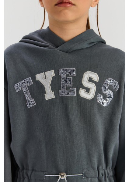 Bg Store Kız Çocuk Antrasit Elbise modelleri