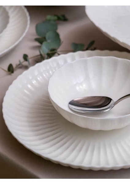 Bone Luz Form Yemek Takımı Beyaz 24 Parça 6 Kişilik fırsatları