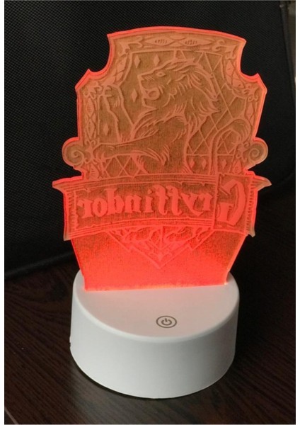 Renkli 3D LED Lazer Lamba, Modern ve Şık Tasarım, Parlak Işıklandırma Seçeneği