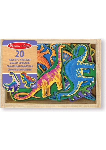 Ahşap Mıknatıslı Dinozor Seti, Çocuklar Için Eğlenceli ve Güvenli Oyun Arkadaşı
