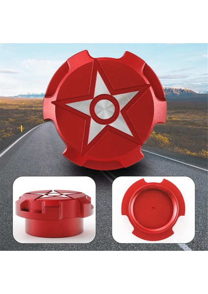 Polaris Slingshot Sl Le Rs Slr Grand Touring 2015-2024 Için Alüminyum Benzin Kapağı, Yakıt Kapağı Yağ Kapağı Benzin Deposu Kapağı, Kırmızı (Yurt Dışından) modelleri