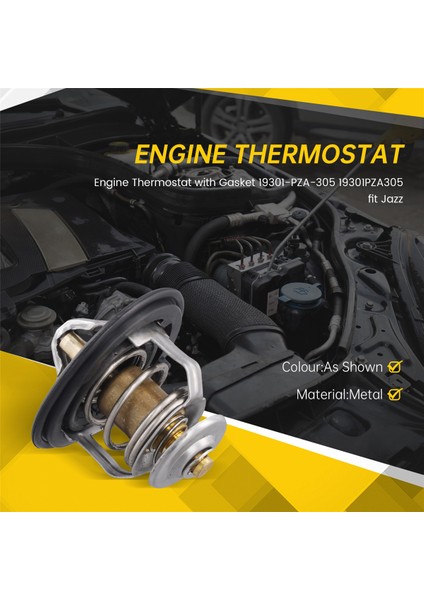 Conta ile Motor Termostatı 19301-PZA-305 19301PZA305 Honda Fit Jazz Için (Yurt Dışından) indirimleri