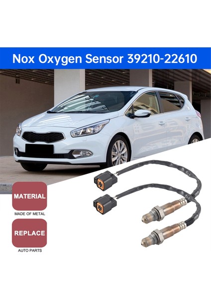 2 Adet Araba Nox Oksijen Sensörü 39210-22610 Hyundai Accent 00-06 Kia Rio Rio5 06-11 Egzoz Oksijen Sensörü 3921022610 (Yurt Dışından) fiyatları