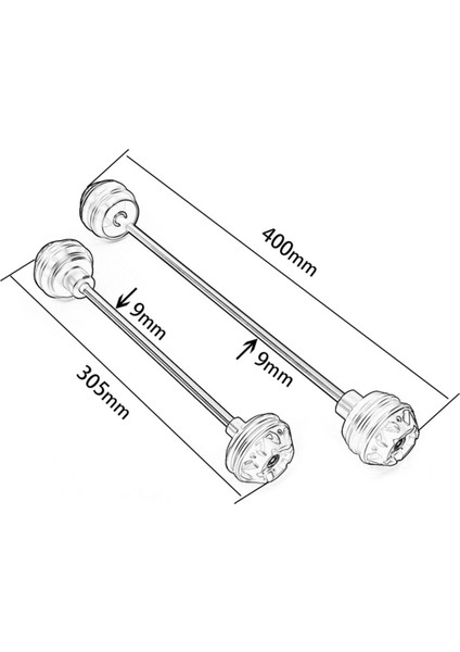 Motosiklet Modifiye Ön Arka Tekerlek Çubuğu Aks Takımı Düşme Önleyici Koruma Topu Bmw S1000RR HP4/S1000R Düşme Önleyici Blok C (Yurt Dışından) fiyatları
