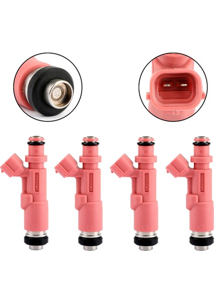 4 Adet Yeni Yakıt Enjektörleri 23209-75080 23209-79135 Toyota 4runner Tocoma 2.4 L4 Prado RZJ120 2.7 2rz 3rz (Yurt Dışından) modelleri