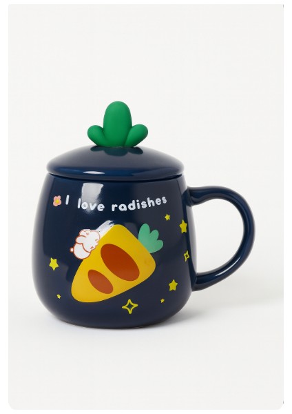 Havuç Figürlü Seramik Kupa Model3