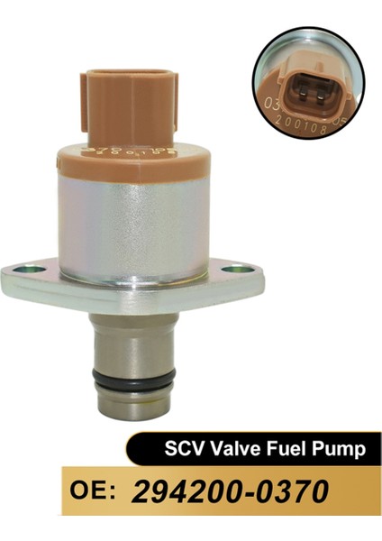 Scv Valf Yakıt Pompası 294200-0370 2942000370 Hino 500 Serisi Için Isuzu Forward, Kobelco SK200-8 (Yurt Dışından) indirimleri
