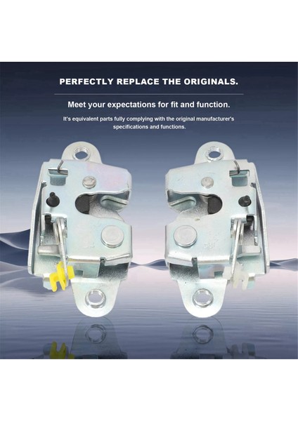 1 Çift Araba Kapı Kilidi Bagaj Kapağı Kilidi Arka Kapı Kilidi 65790-0K010 65780-0K010 Toyota Hilux Vigo 2004-2011 (L+R) (Yurt Dışından) modelleri