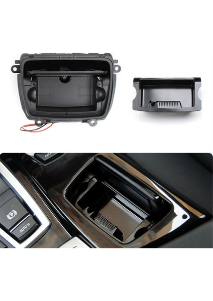 Araba Küllük Montaj Kol Dayama Kutusu Orta Konsol Küllük Yedek Parçaları 51169206347 Bmw 5 Serisi F10 F18 F11 Için (Yurt Dışından) modelleri