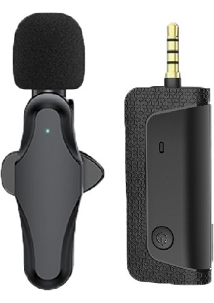 K35 Pro Kablosuz Mikrofon Lavalier Gürültü Azaltma 3.5mm Aux Megafonlar Amplifikatör Kamera Bilgisayar Cep Telefonu Için (Yurt Dışından)