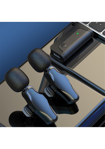 K35 Pro Kablosuz Mikrofon Lavalier Gürültü Azaltma 3.5mm Aux Megafonlar Amplifikatör Kamera Bilgisayar Cep Telefonu Için (Yurt Dışından) fırsatları