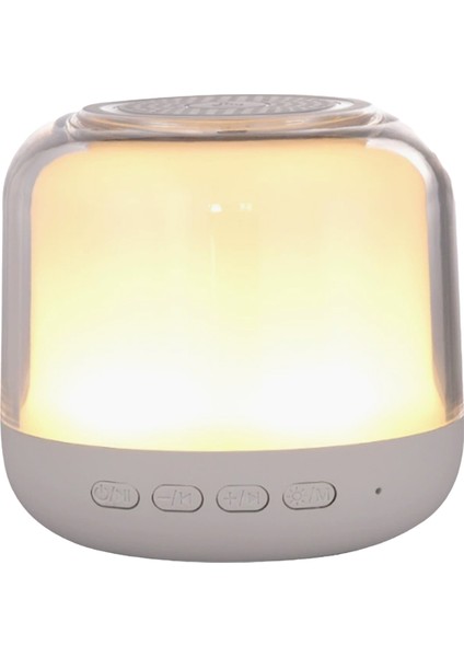 Kablosuz Bluetooth Hoparlör Taşınabilir Açık Hava Ev Stereo Subwoofer Ses Kutusu LED Renkli Nefes Işık Hoparlör (Yurt Dışından)