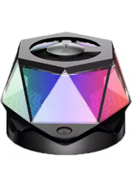 G300 Manyetik Taşınabilir Bluetooth Hoparlör Mini Ses Kutusu Çok Işlevli Rgb Stereo Ses Bluetooth 5.3 Hoparlör (Yurt Dışından)