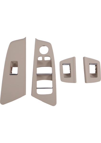 Bmw 5 Serisi M5 G30 G31 G38 F90 2017-2020 525 528 530 540 Lhd Bej Için Araba Iç Kapı Cam Anahtarı Kapağı (Yurt Dışından)