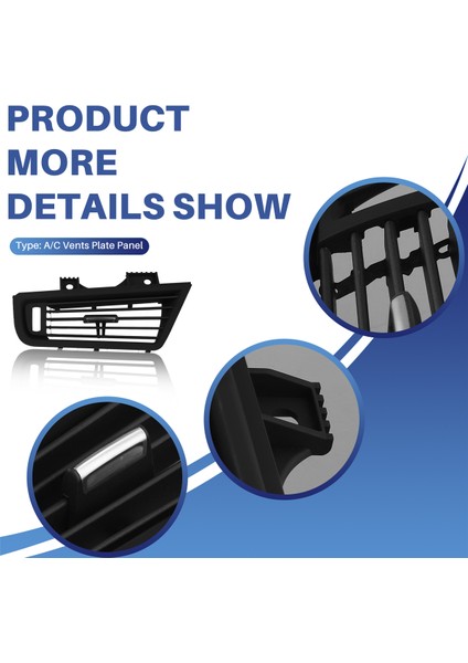 Araba Ön Sağ Konsol Izgara Gösterge Paneli Ac Klima Havalandırması Bmw 5 Serisi F10 F11 F18 520 523 525 528 535I Lhd (Yurt Dışından) indirimleri