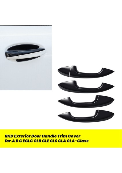 Mercedes-Benz A/b/c/e/glc/glb/gle/gls/cla/gla-Class Kapı Kolu Çekme Çıkartmaları Için Rhd Dış Kapı Kolu Döşeme Kapağı (Yurt Dışından) fiyatları