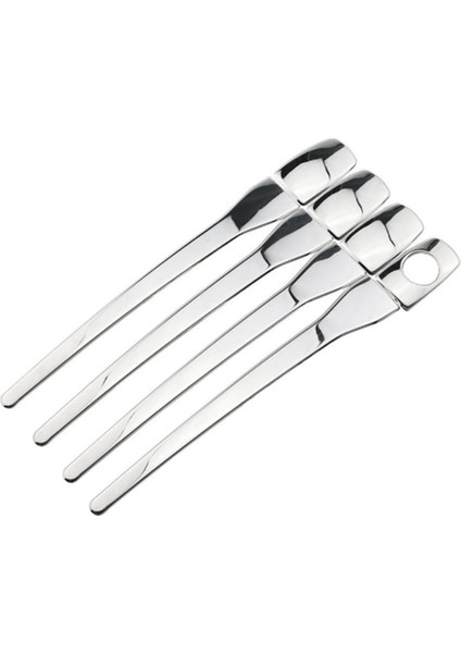 Araba Dış Kapı Kolu Kapağı Paslanmaz Çelik Trim Kapağı Araba Kapısı Anahtar Deliği Kapağı Trim Sticker Peugeot 2008 Için (Yurt Dışından)