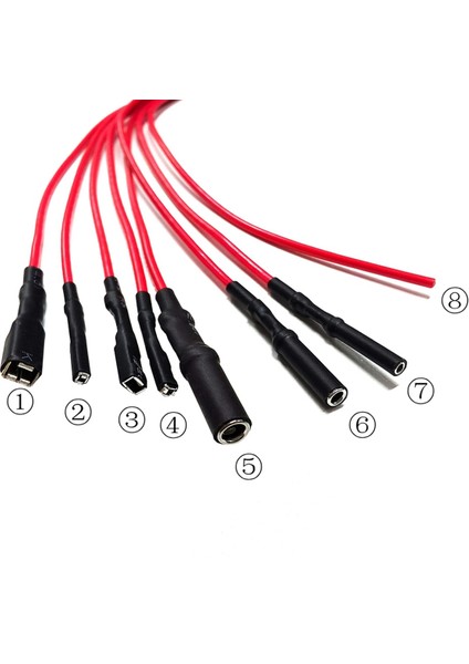 CTBC001 Otomotiv Tanı Osiloskop Hattı Kablosu Dıy Bağlantısı Için 8 Yollu Ecu Çıkış Kabloları (Yurt Dışından) indirimleri