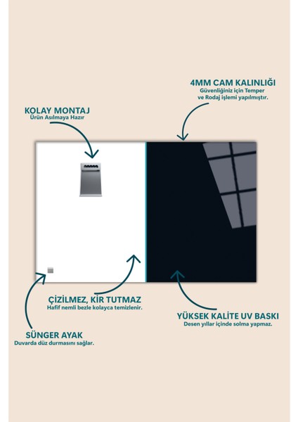 Mor Lale Çiçek Cam Tablo, Modern Ev ve Ofis Dekoru, Hediyelik Duvar Dekorasyonu, Kırılmaz Cam indirimleri