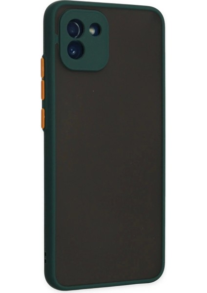 Samsung Galaxy A03 Kılıf Montreal Silikon Kapak - Yeşil fiyatları