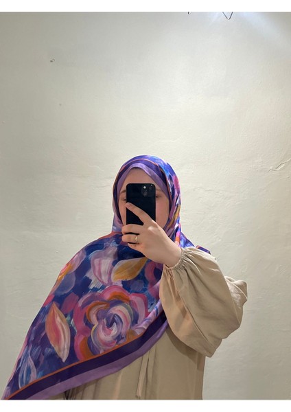 Soft Batik Gül Şal