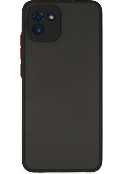 Samsung Galaxy A03 Kılıf Montreal Silikon Kapak - Siyah