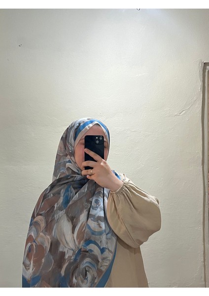 Soft Batik Gül Şal