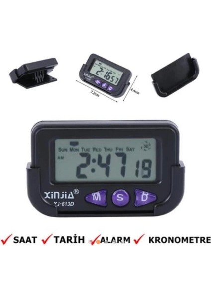 Öğrenci Kronometresi-Araba Dolmuş Saati-Ders Çalışma Saati-Dijital Alarmlı Kronometre modelleri