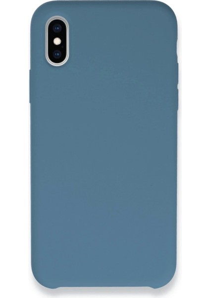 iPhone x Kılıf Lansman Legant Silikon - Açık Mavi