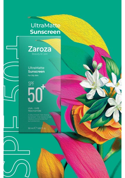 Yağlı ve Karma Ciltlere Özel Matlaştırıcı Uva Uvb SPF50+ Güneş Kremi 50 ml ( Niacinamide) modelleri