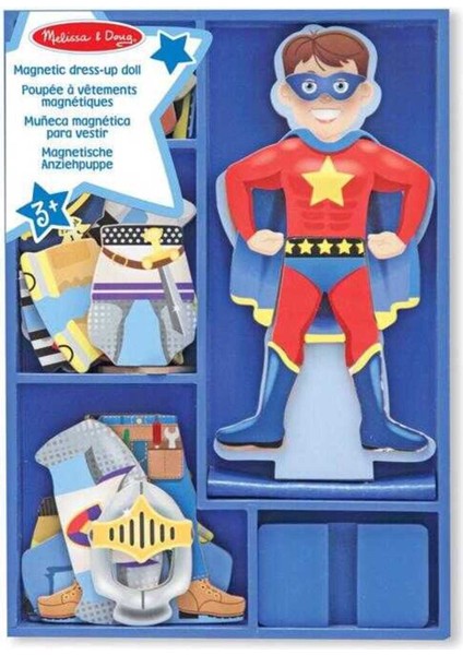 Bej Ahşap Mıknatıslı Giydirme Oyunu, Eğlenceli ve Öğretici Çocuk Oyunu