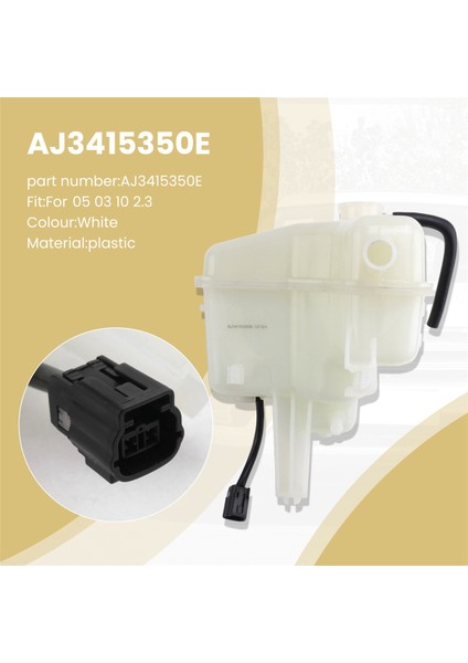 Yeni Yüksek Kaliteli Araba Motor Soğutma Tankı Genleşme Kazanı Yardımcı Su Tankı AJ3415350E Ford Kuga 05 03 10 2.3 (Yurt Dışından) modelleri