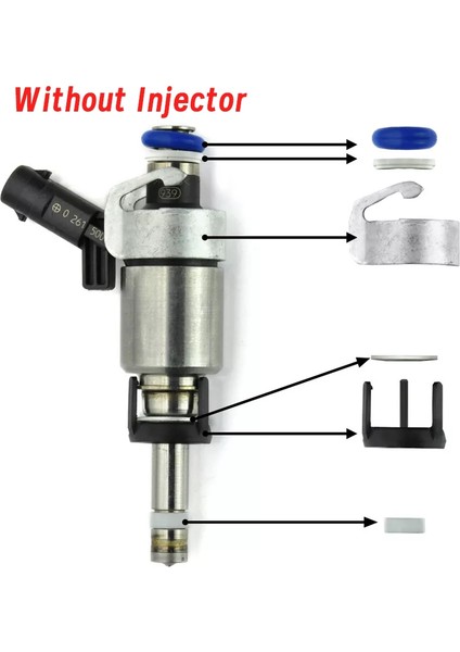 24 Adet/4 Takım Yakıt Enjektör Memesi O-Ring Conta Tamir Takımı 06H998907A Audi A4 Q5 Vw Golf Jetta cc 1.8 2.0t 06J998 907A (Yurt Dışından) fırsatları