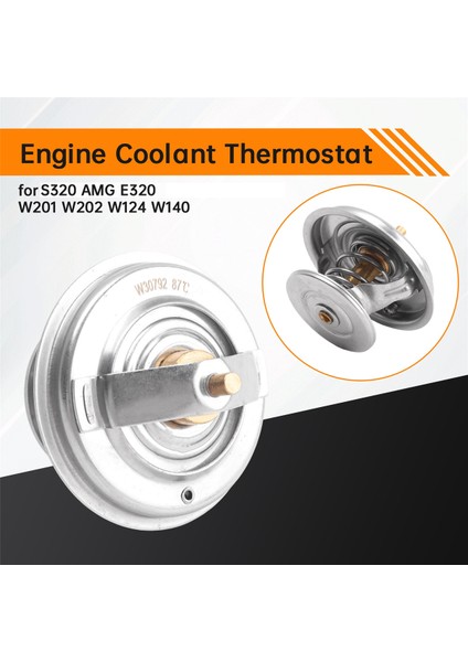 1102000515 Araba Motor Soğutma Suyu Termostatı 0022037675 1022001515 Mercedes-Benz S320 Amg E320 W201 W202 W124 W140 Için Uygundur (Yurt Dışından) fırsatları