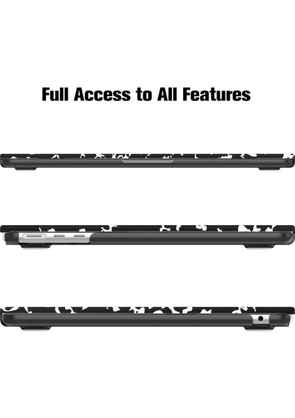 MacBook Air 13.6 Inç A2681 (2022 2023 Sürümü) ile Uyumlu Kılıf - Sıvı Retina Ekranlı ve Dokunmatik Kimlikli MacBook Air 13.6" M2 Çip Için Geçmeli Sert Kabuk Kapak, Kompozisyon Kita (Yurt Dışından) fırsatları