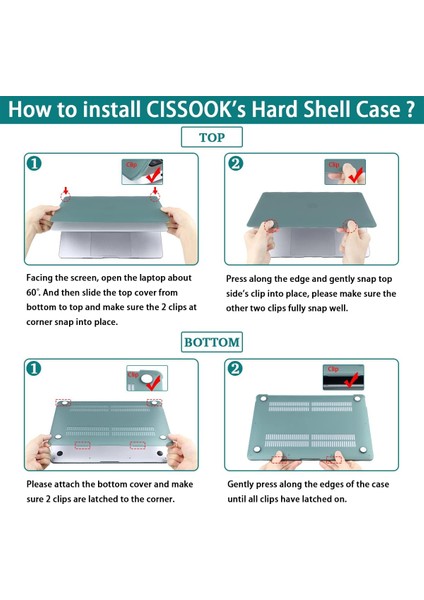 MacBook Air 13.6 Inç Kılıf Şeffaf M2 Çip 2022 2023 Sürümü, Şeffaf Sert Kılıf Koruyucu Kapak, A2681 Klavye Kapağı Için MacBook Air A2681 13.6" Touch Id'li - M2 Şeffaf (Yurt Dışından) fiyatları
