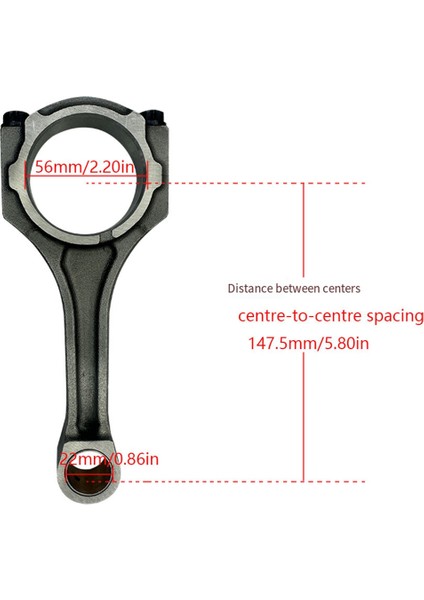 13201-09830 Toyota Avalon Camry Highlander Rav4 Sienna Venza 2006-2017 Için Araba Motoru Bağlantı Çubuğu 1320109830 (Yurt Dışından) fırsatları