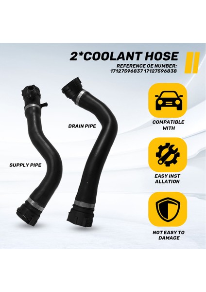 17127596837 17127596838 Bmw F22 F23 228I 320I Için Radyatöre Soğutma Hortumu Yağ Soğutucu (Yurt Dışından) fırsatları