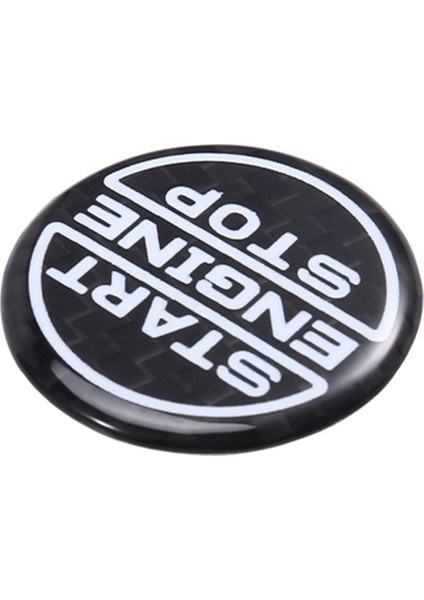 Karbon Fiber Araba Çalıştırma Motor Durdurma Düğmesi Düğme Paneli Iç Döşeme Ford Mustang 2024 Yepyeni Otomobil Parçaları Siyah (Yurt Dışından) modelleri