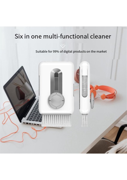 6'sı 1 Arada Klavye Temizleme Fırçası Çok Işlevli Taşınabilir Toz Temizleme Aracı Açık Hava Için (Yurt Dışından) fırsatları