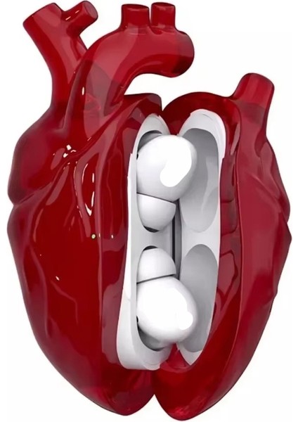 Kırmızı Kalp Pro Kılıf Kapağı Şeffaf Silikon Koruyucu Kılıf Pro Kulaklık Aksesuarları Pro (Yurt Dışından) indirimleri