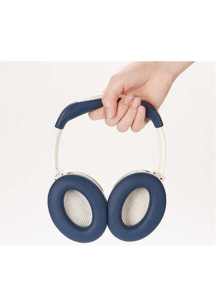 Bose QC45/QC35/QC25/QC15 Kulaklık Için Kulak Yastıkları Silikon Koruyucu Kılıf Kulaklık Kafa Bandı Onarım Parçaları Beyaz (Yurt Dışından) fırsatları