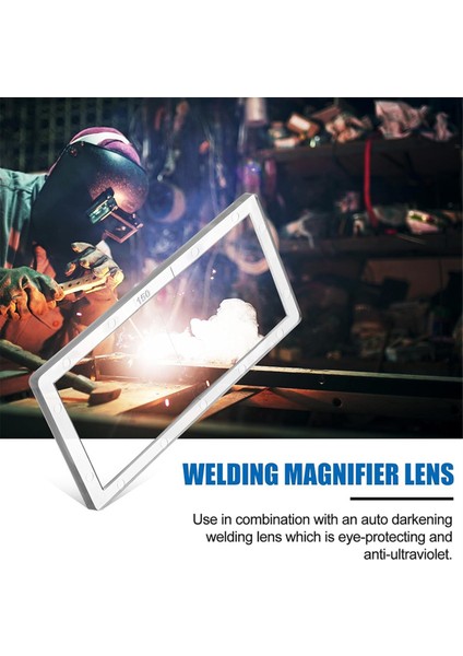 5 Adet Büyütme Kaynak Merceği 2X4.25IN Kaynak Büyüteç Merceği Büyüteç Kask Merceği Kaynak Kask Yedek Merceği (Yurt Dışından) indirimleri